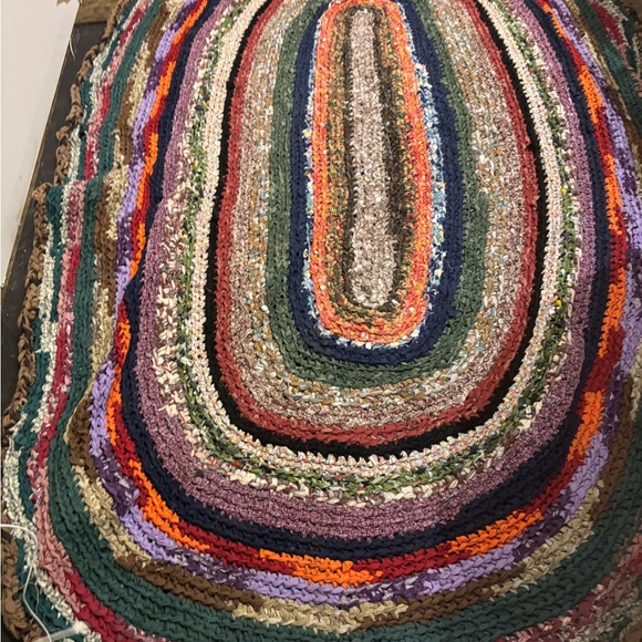 Vibrant Multicolor Handwoven Rug - Picture 2 of 11